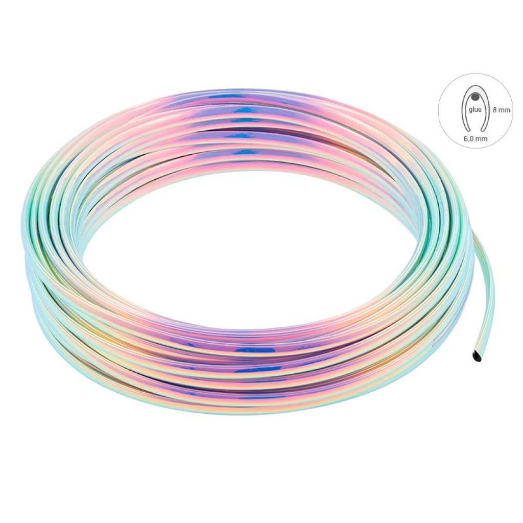 Chránič hrany dveří rainbow 8x6mm x 20m, 63780
