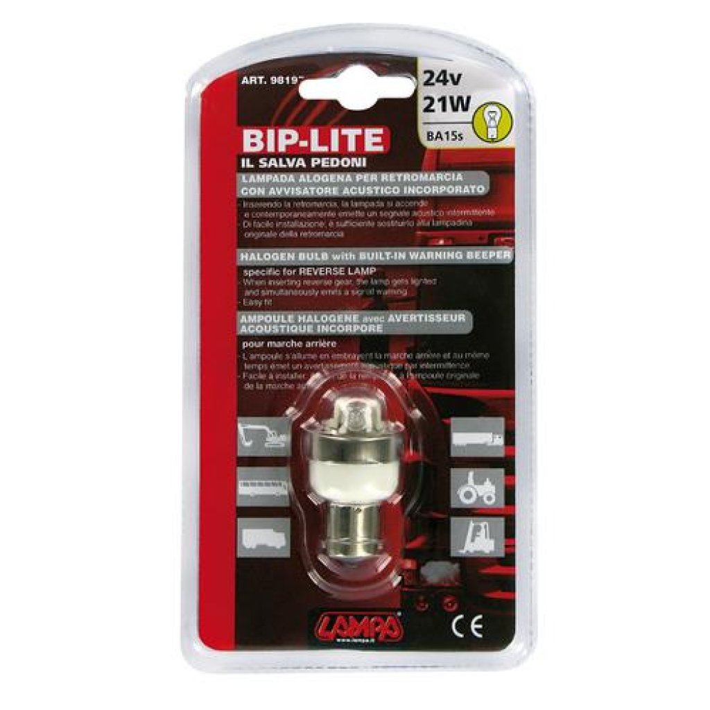 Couvací alarm se žárovkou 24V 21W BIP BIP, 98197