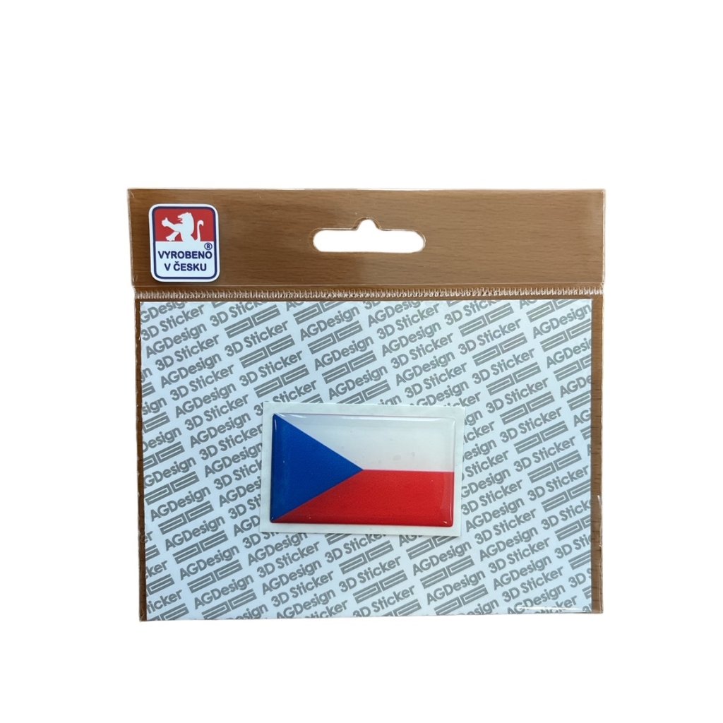 ČR vlajka 5x3cm poloplast