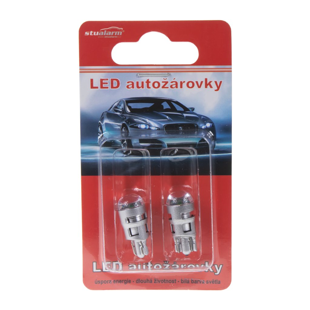 CREE LED T10 bílá, 12V, 5W s čočkou