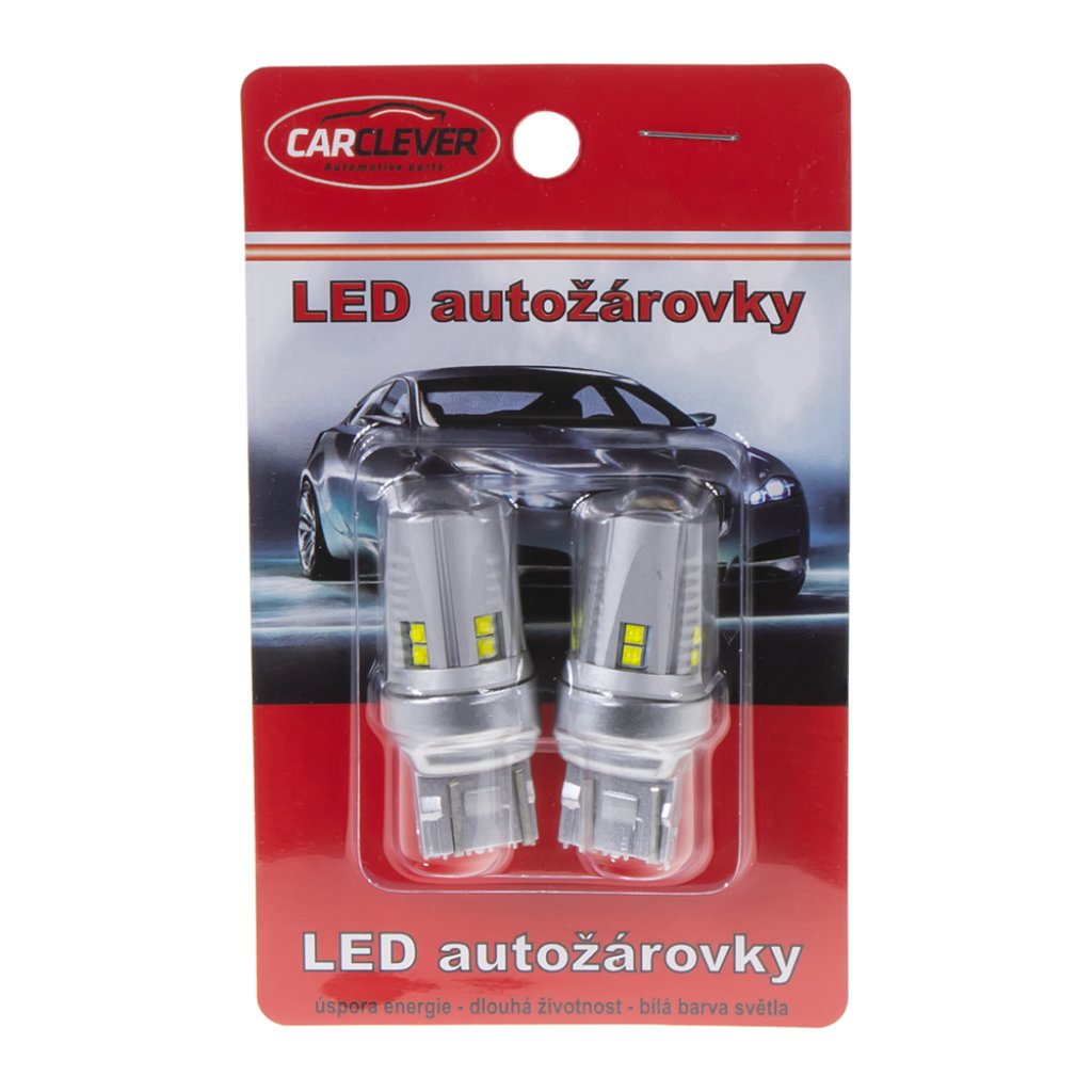 CREE LED T20 (7443) bílá, 12-24V, 60W (12x5W)
