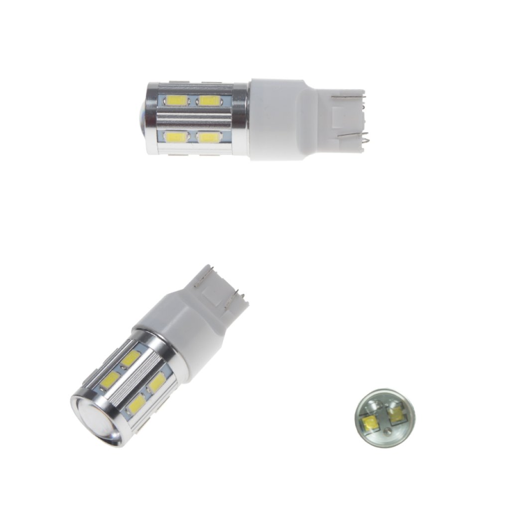 CREE LED T20 (7443) bílá, 12SMD + 3W LED 10-30V