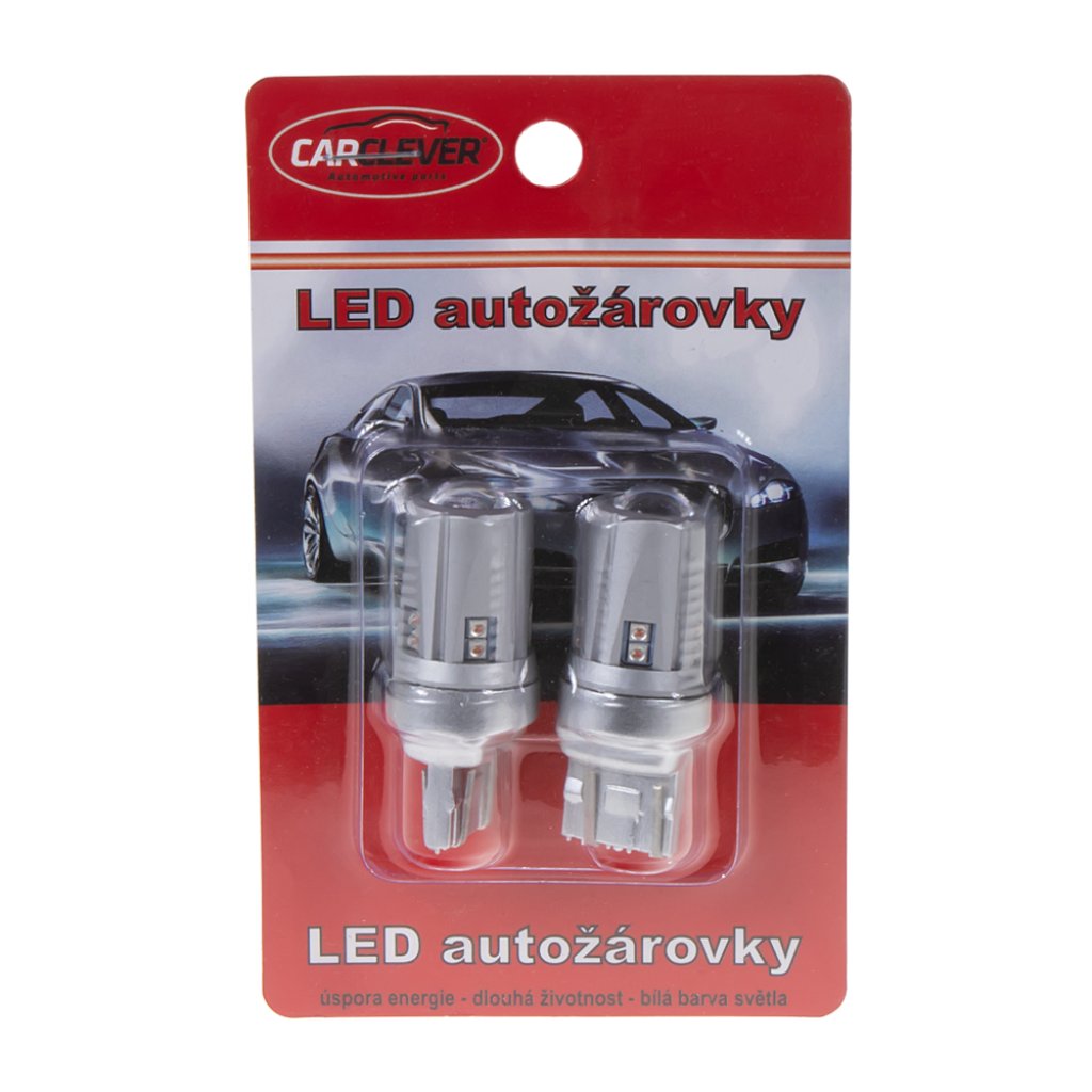 CREE LED T20 (7443) oranžová, 12-24V, 60W (12x5W)