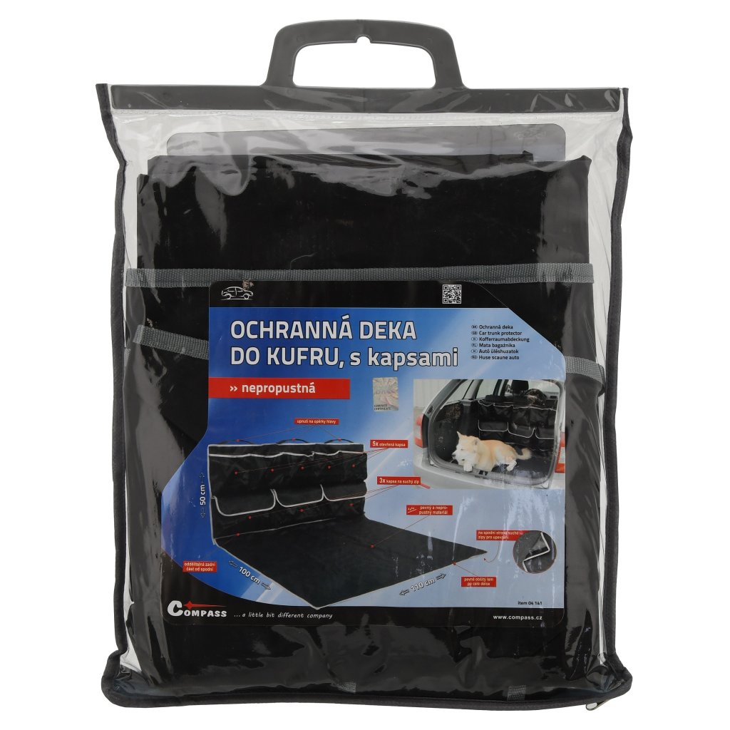 Deka ochranná do kufru s kapsami, 04141