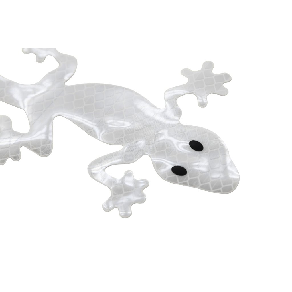 Dekor samolepící GECKO stříbrný, 34326