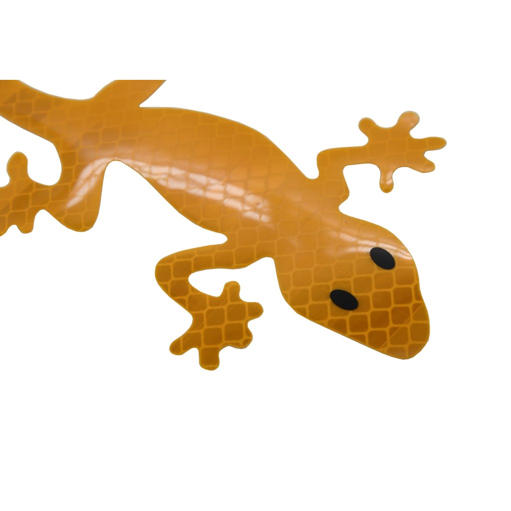 Dekor samolepící GECKO žlutý, 34328