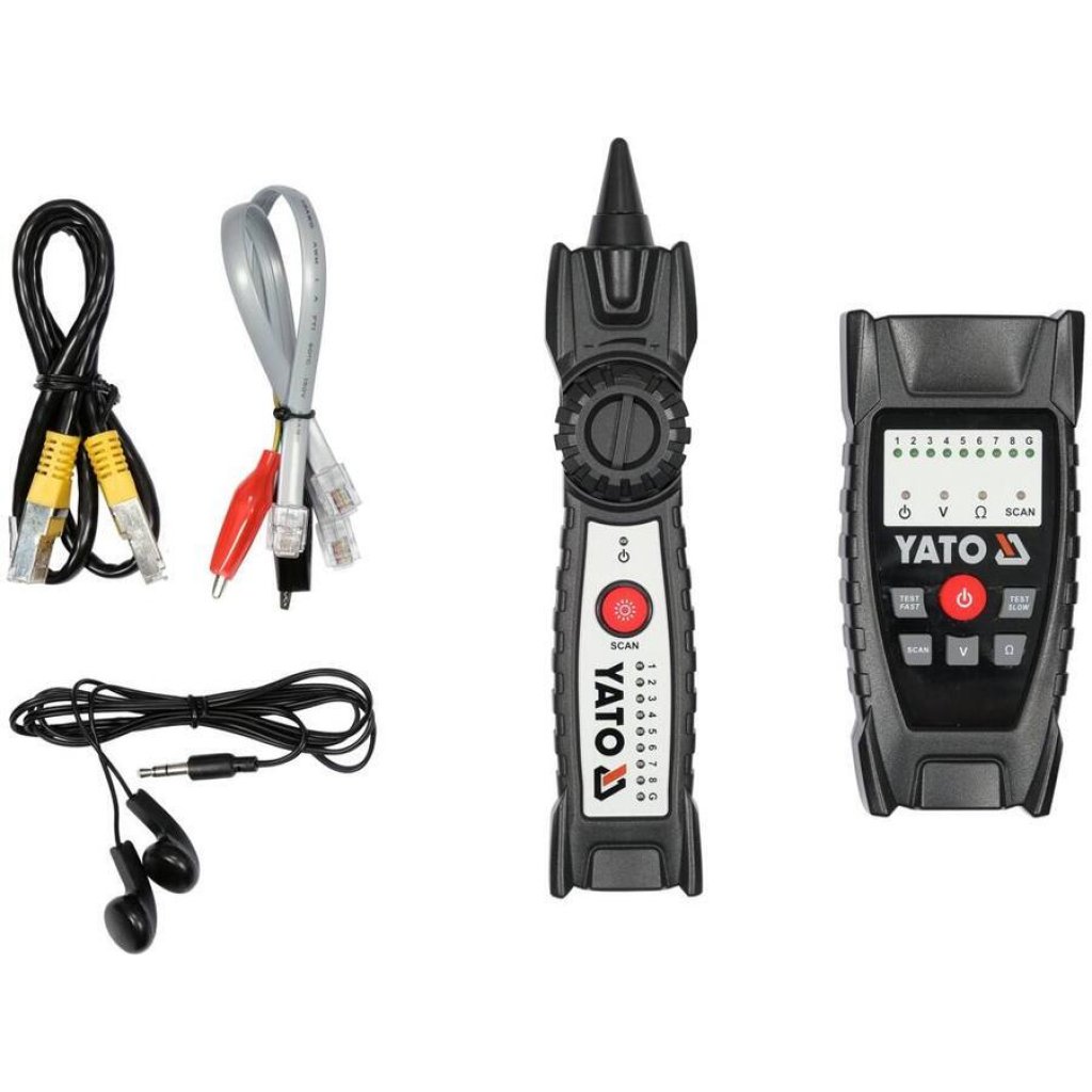 Detektor a tester síťových kabelů - YT-73137