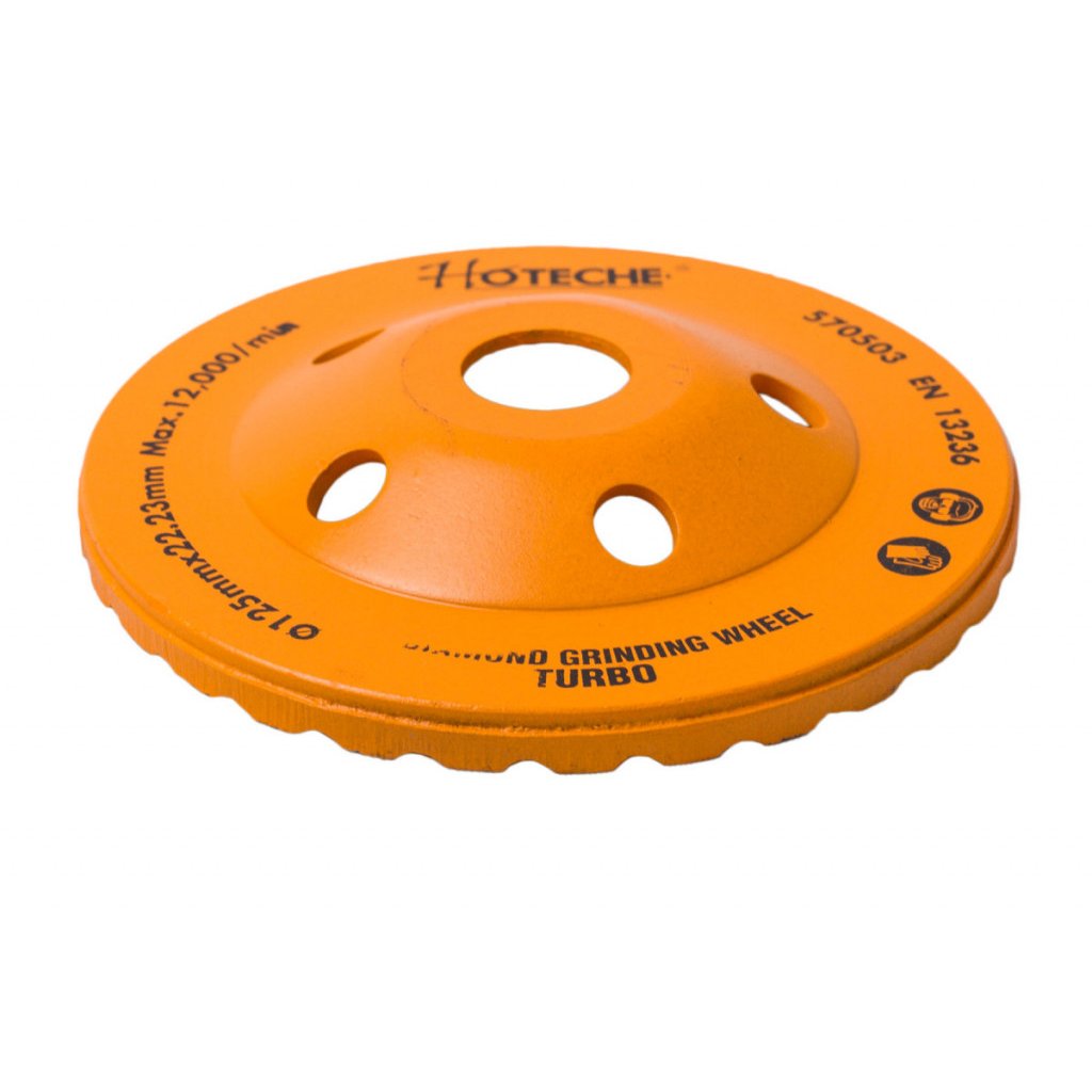 Diamantový brusný kotouč 125 mm, pohárový - HT570503