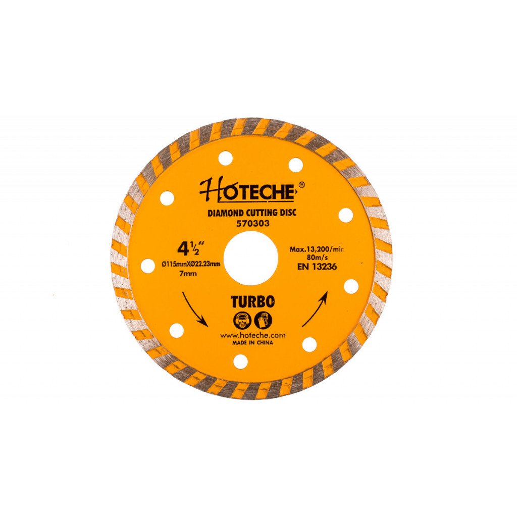 Diamantový řezný kotouč 115 mm, TURBO - HT570303