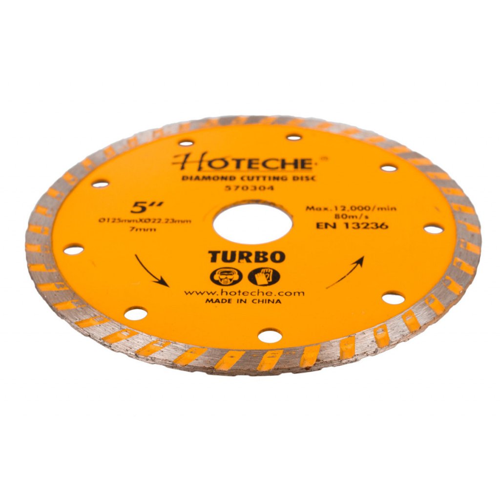 Diamantový řezný kotouč 125 mm, TURBO - HT570304