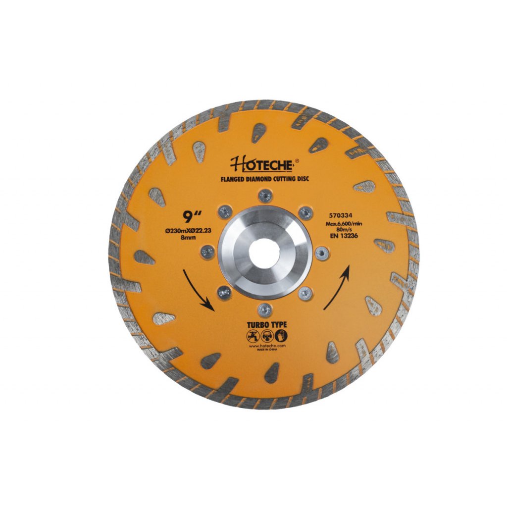 Diamantový řezný kotouč 230 mm, TURBO - HT570334