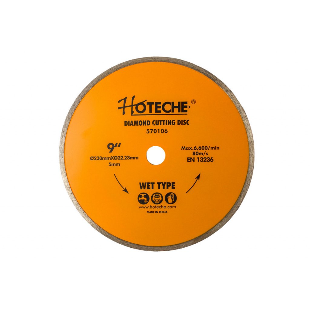Diamantový řezný kotouč 230 mm, WET TYPE - HT570106