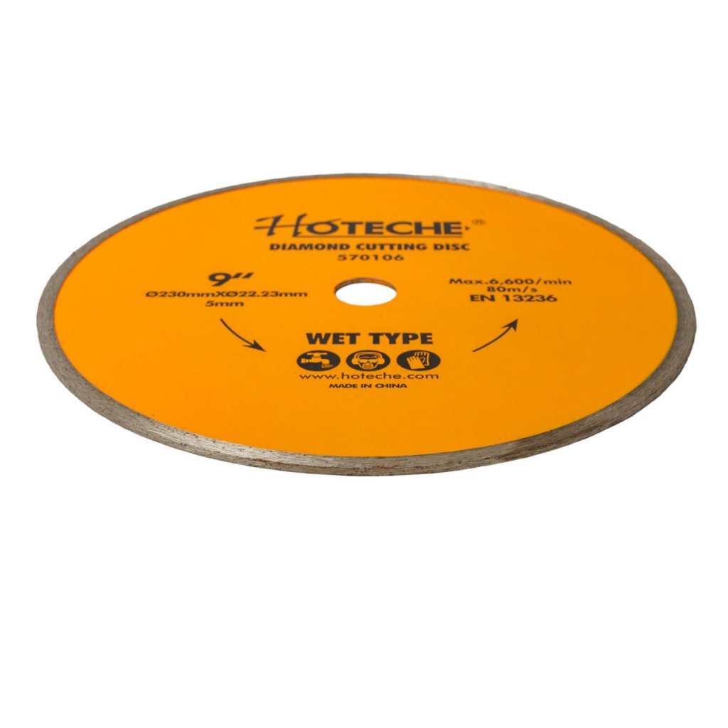 Diamantový řezný kotouč 230 mm, WET TYPE - HT570106