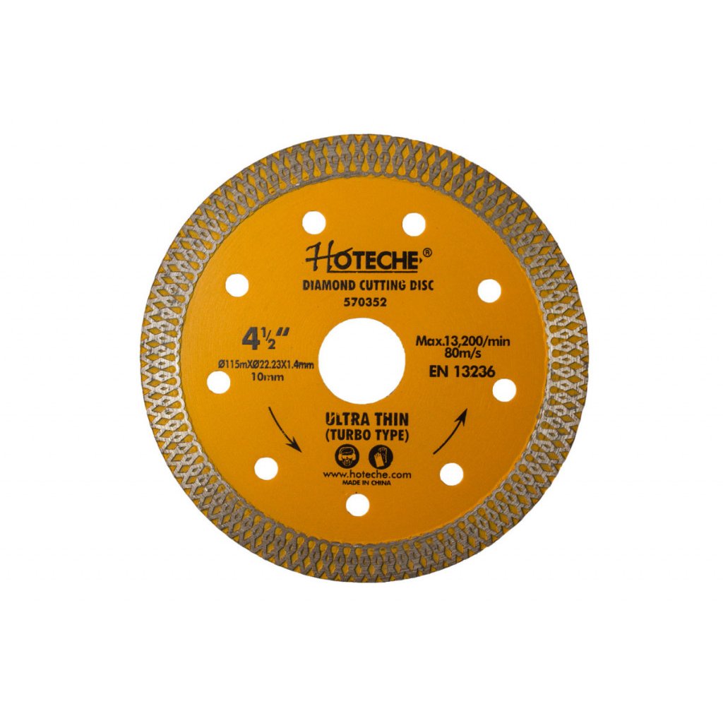 Diamantový řezný kotouč úzký 115 mm, TURBO - HT570352