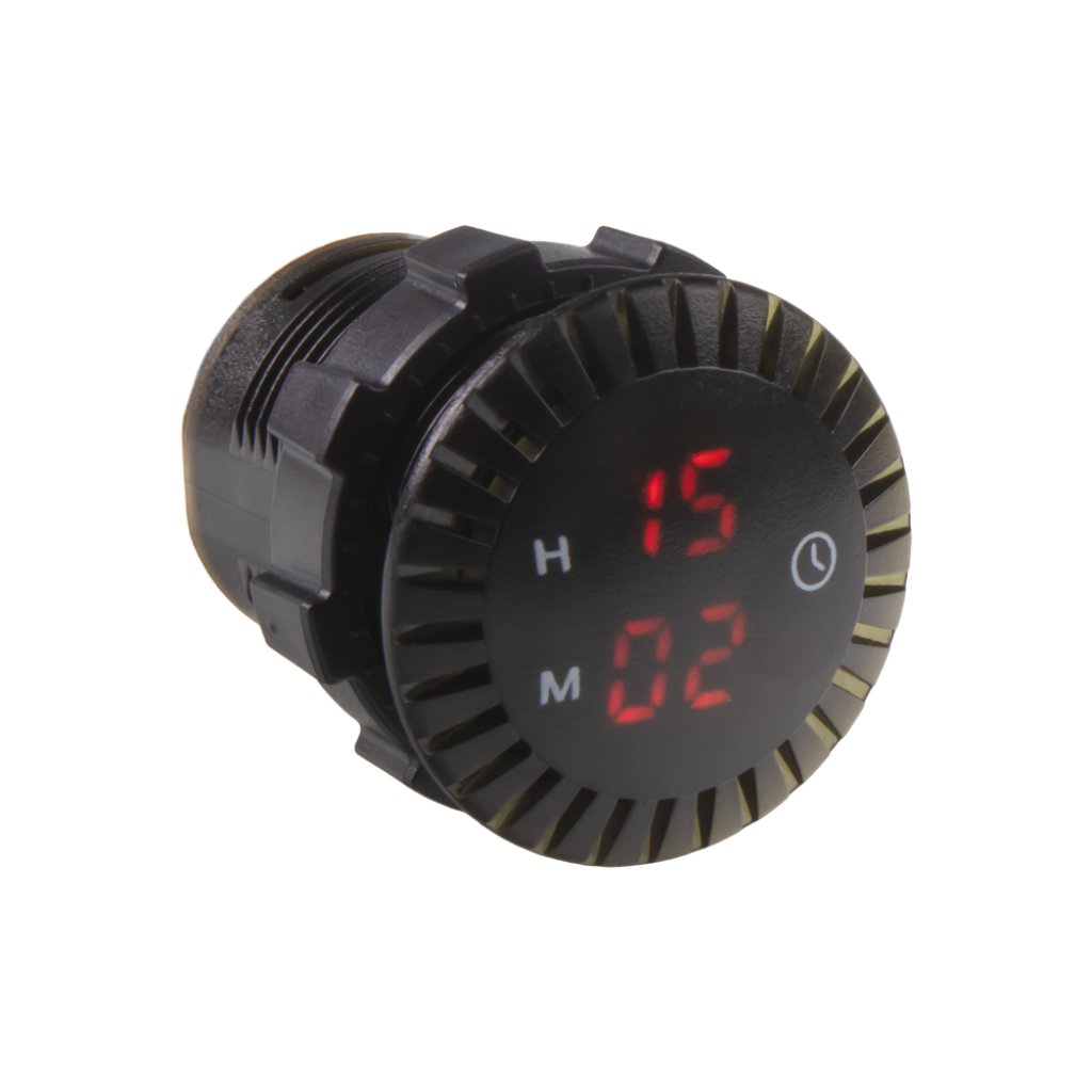 Digitální LED hodiny 12-24V, červené