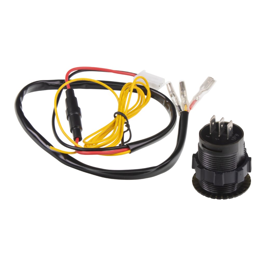 Digitální LED hodiny 12-24V, červené