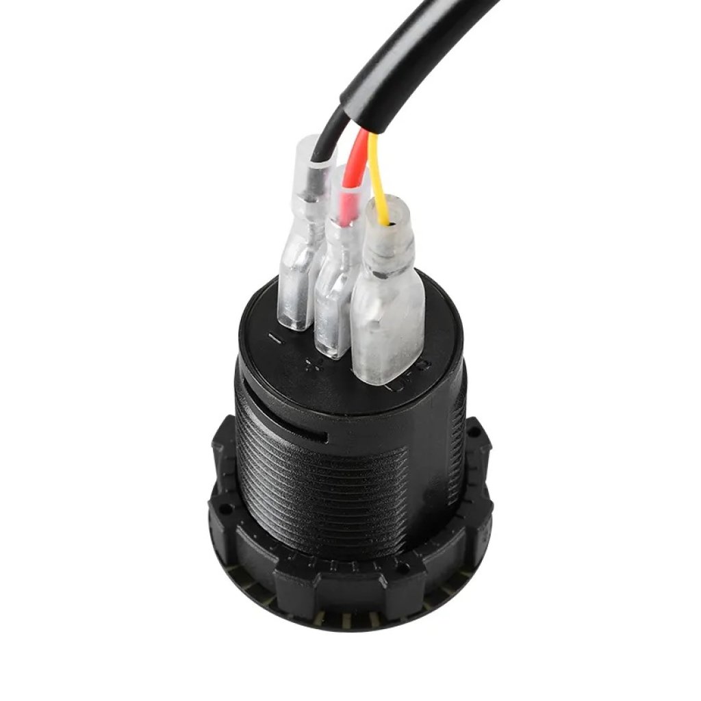 Digitální LED hodiny 12-24V, zelené