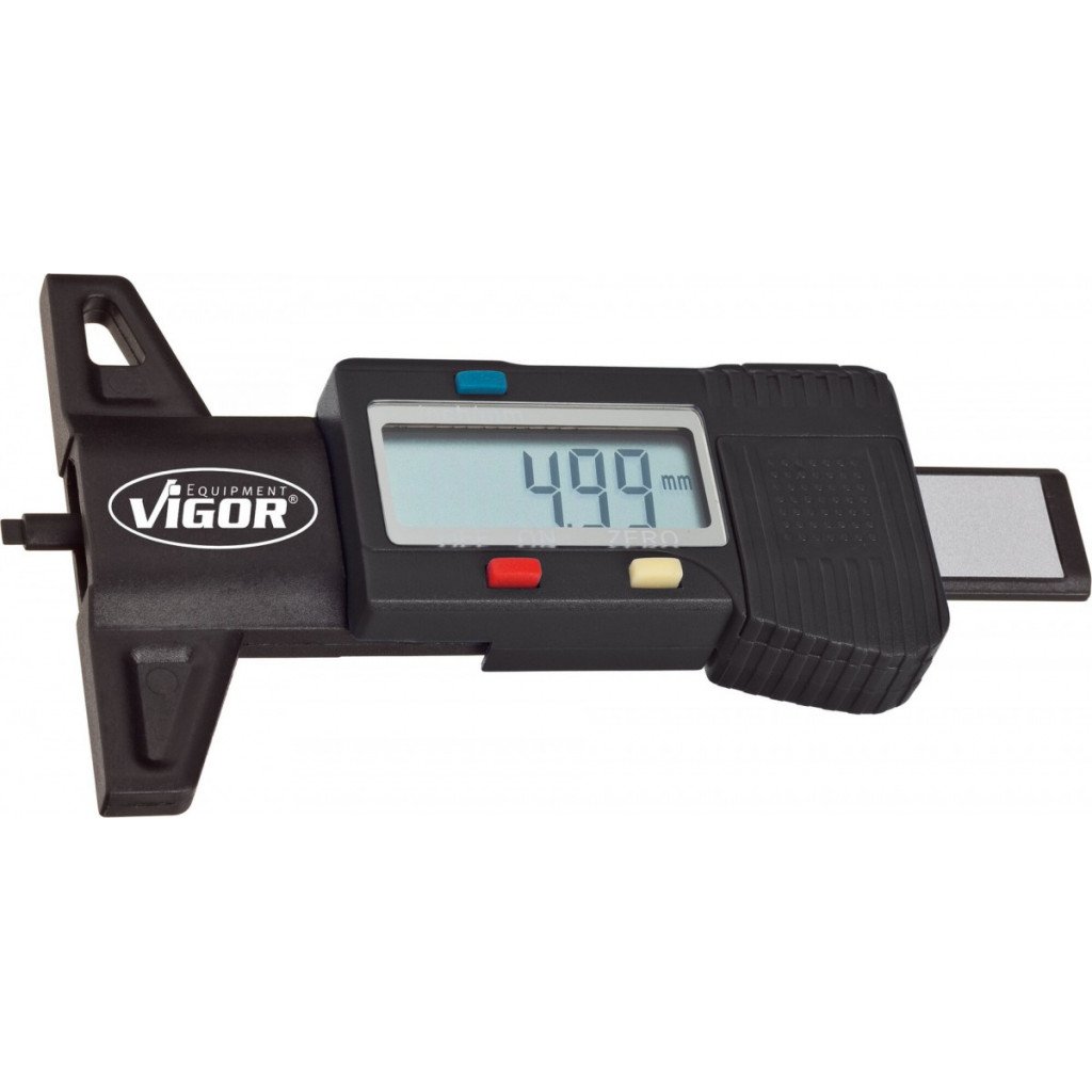 Digitální měřič hloubky dezénu pneumatik 0-27 mm - V1584