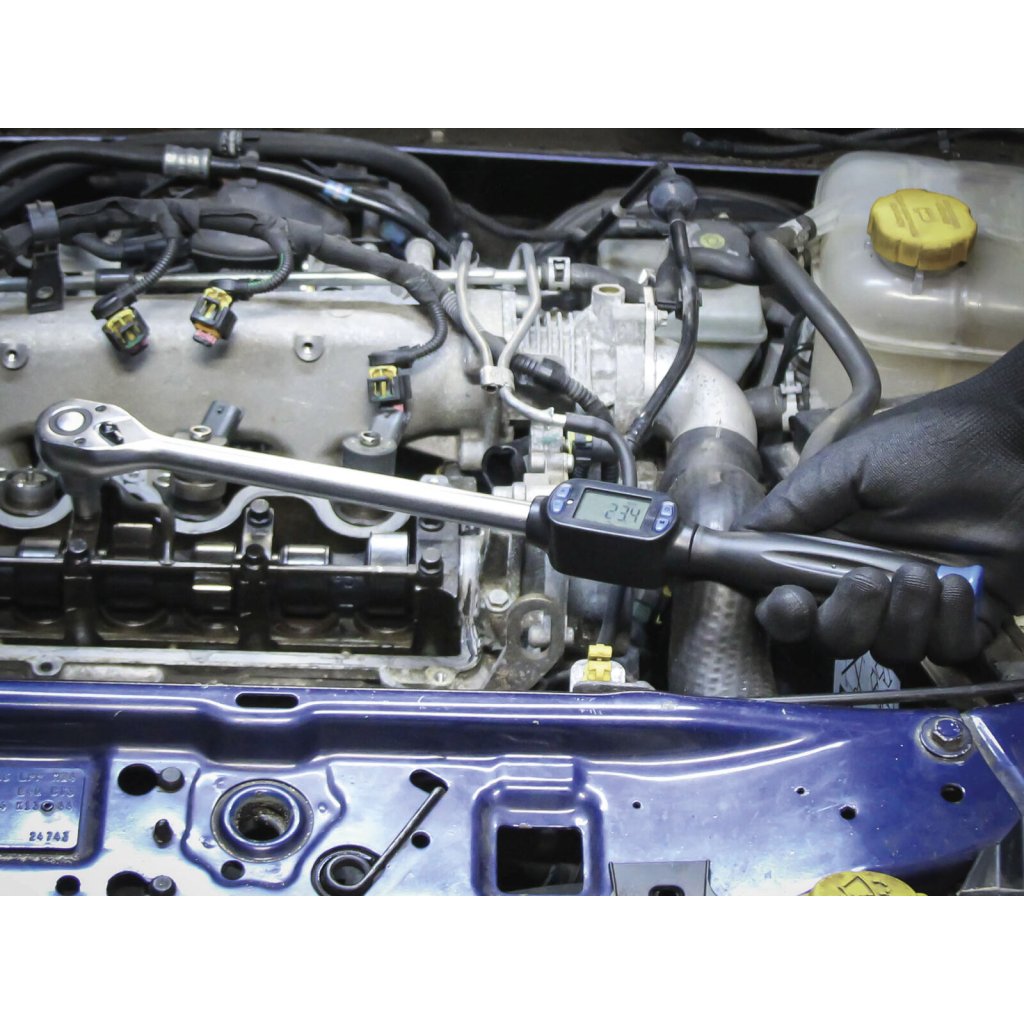 Digitální momentový klíč 1/2" s certifikátem, 40 - 200 Nm - B950