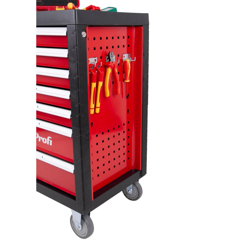 Dílenský vozík s VDE nářadím pro elektrikáře, profi sada 86 ks - H14019VDE