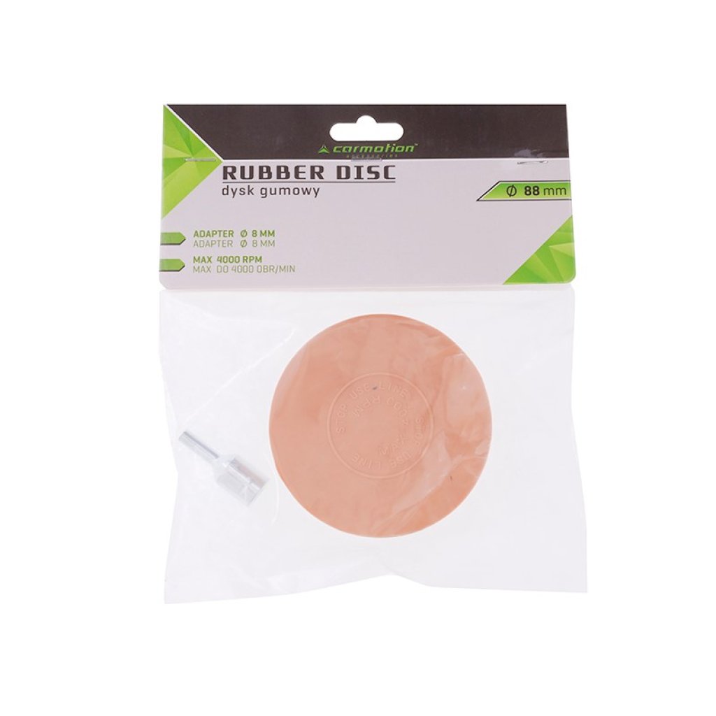Disk gumový k odstraňování zbytků samolepek pr.88mm M8, 63524