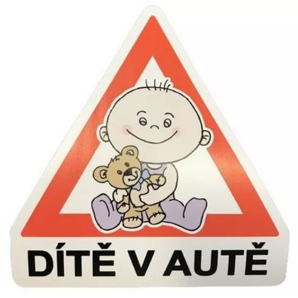 DÍTĚ V AUTĚ magnetka, 90327