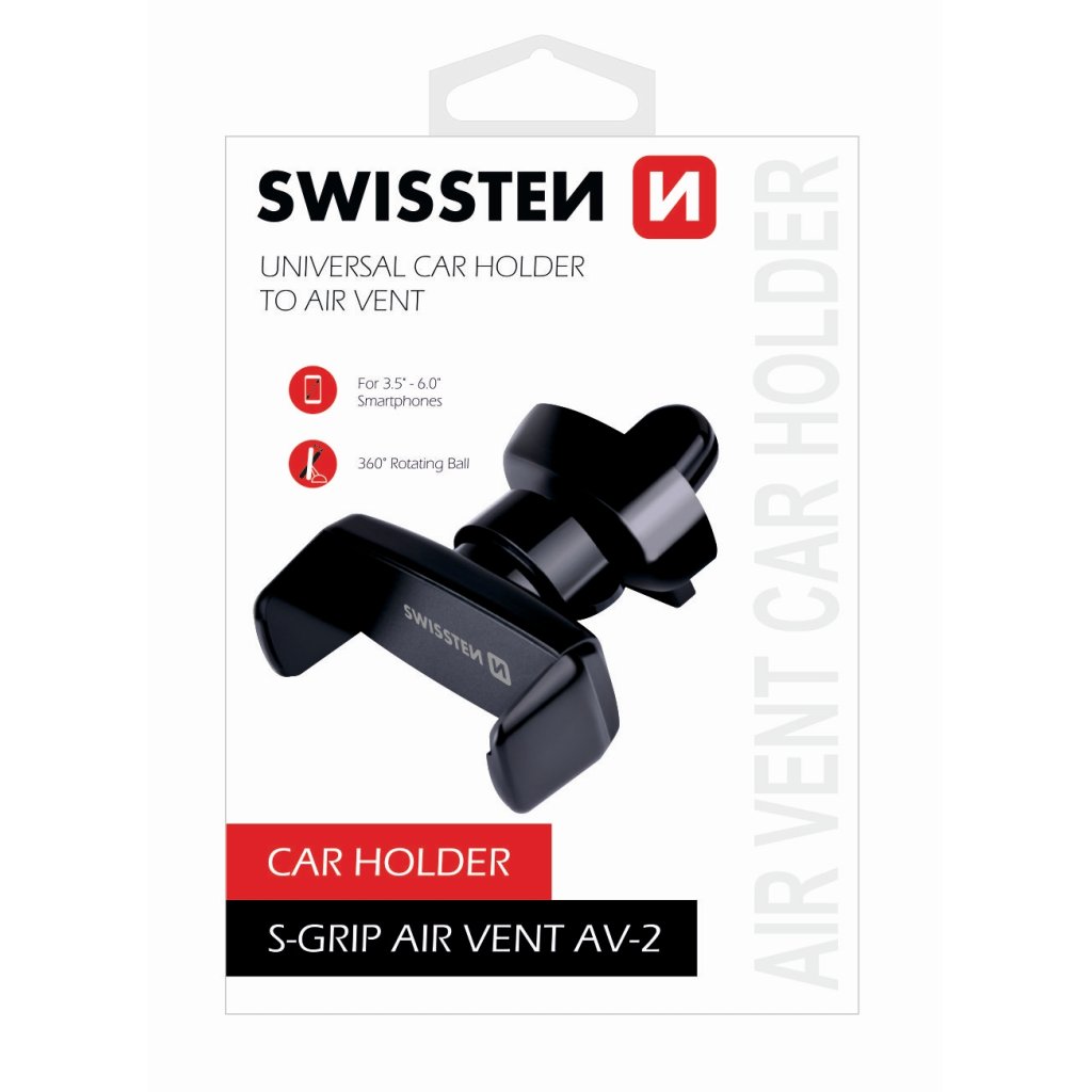 Držák mobilu do mřížky ventilace na kloubku SWISSTEN S-GRIP AV-2, 45474