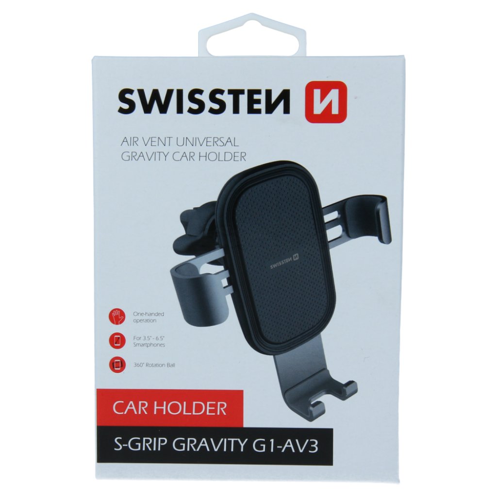 Držák mobilu do ventilace Gravity SWISSTEN S-GRIP G1-AV3, 46508