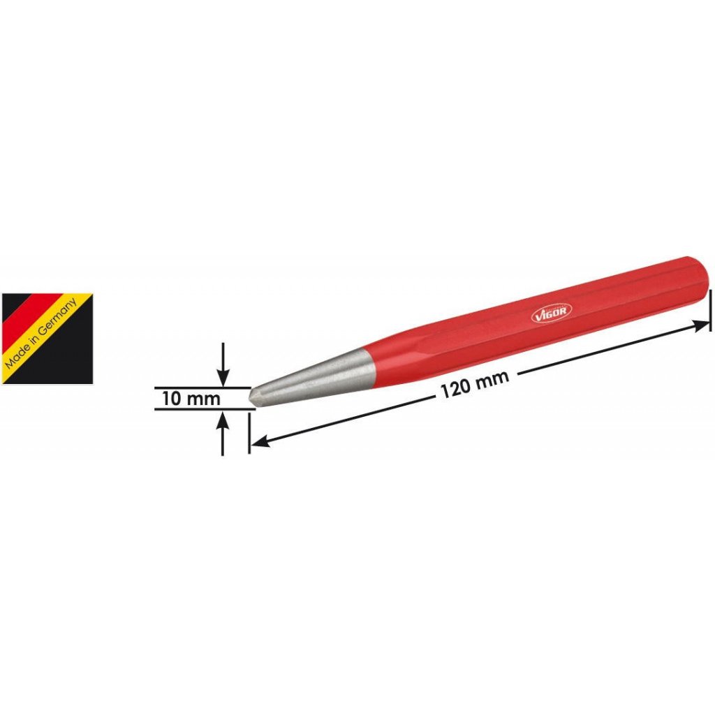 Důlčík 10 x 120 mm VIGOR V1220