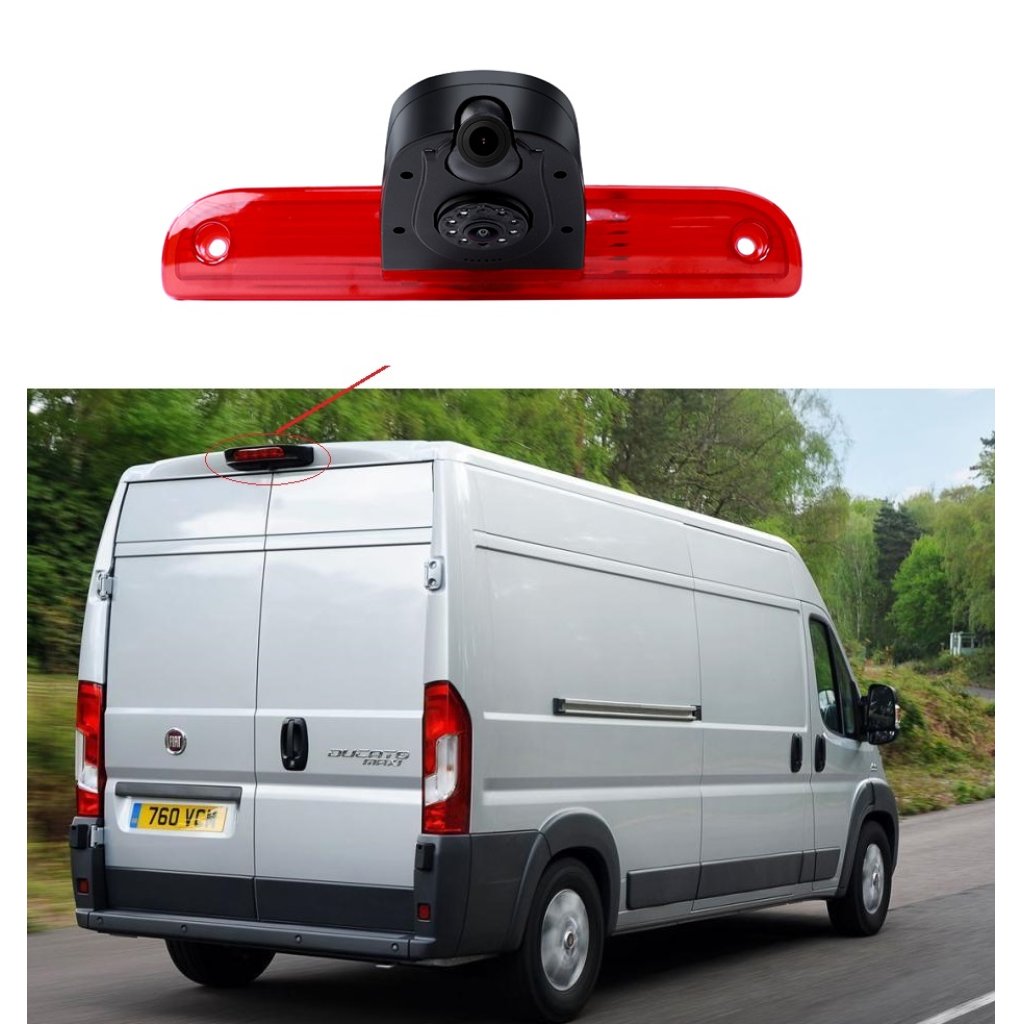 Dvojitá kamera 4PIN NTSC/PAL pro Citroën Jumper, Fiat Ducato, Peugeot Boxer
