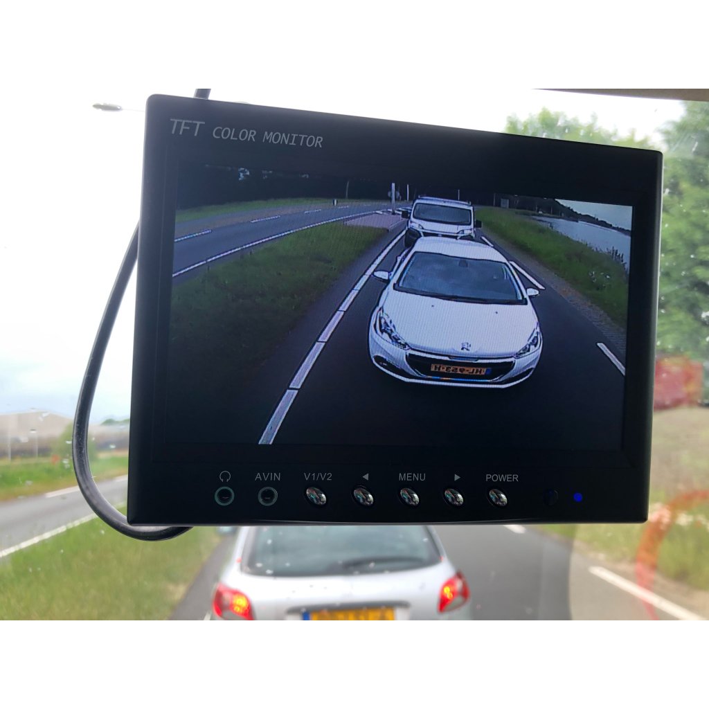 Dvojitá kamera CCD s IR světlem, vnější pro dodávky nebo skříňová auta