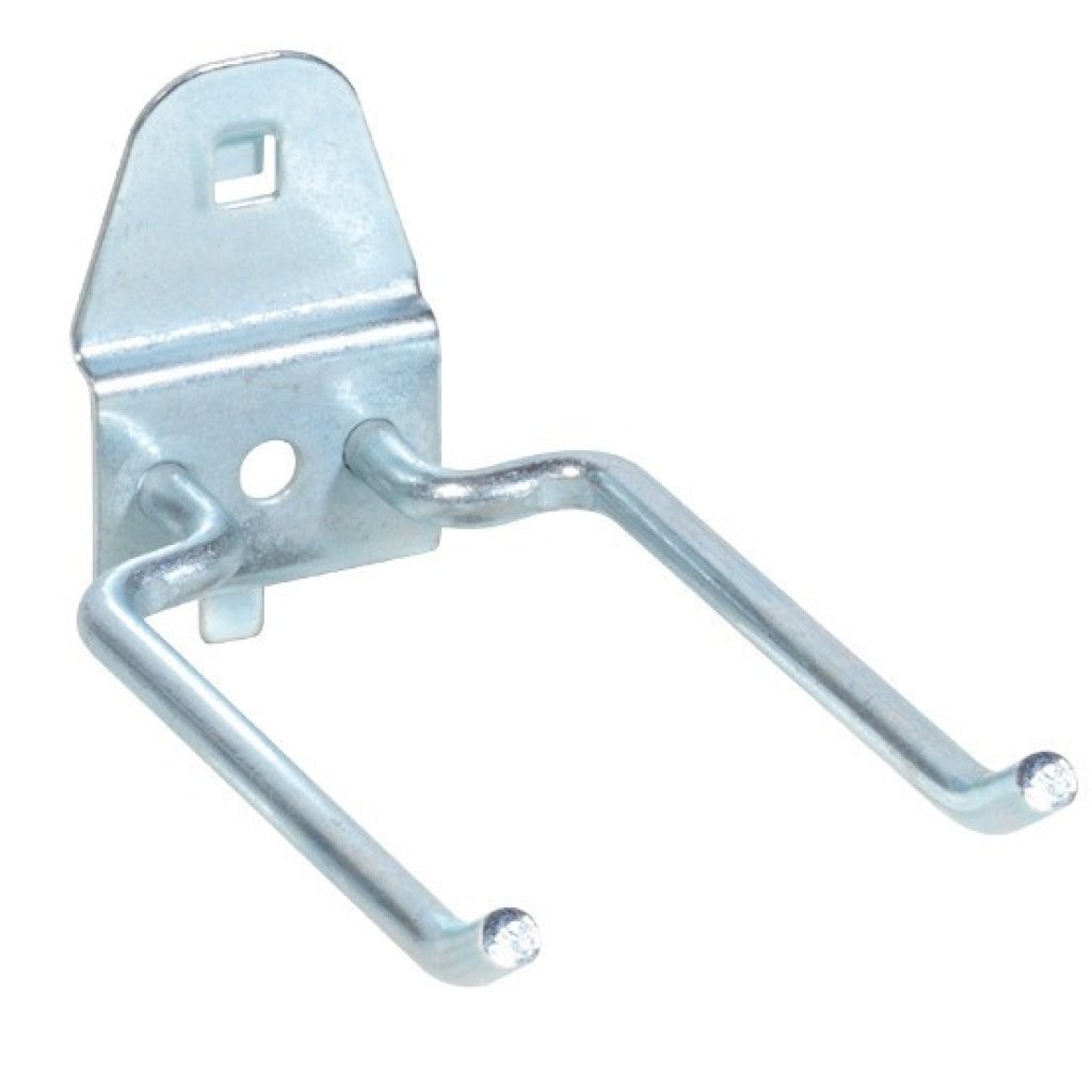 Dvojitý hák do děrované desky, 96 mm, 2 ks - ZS003803
