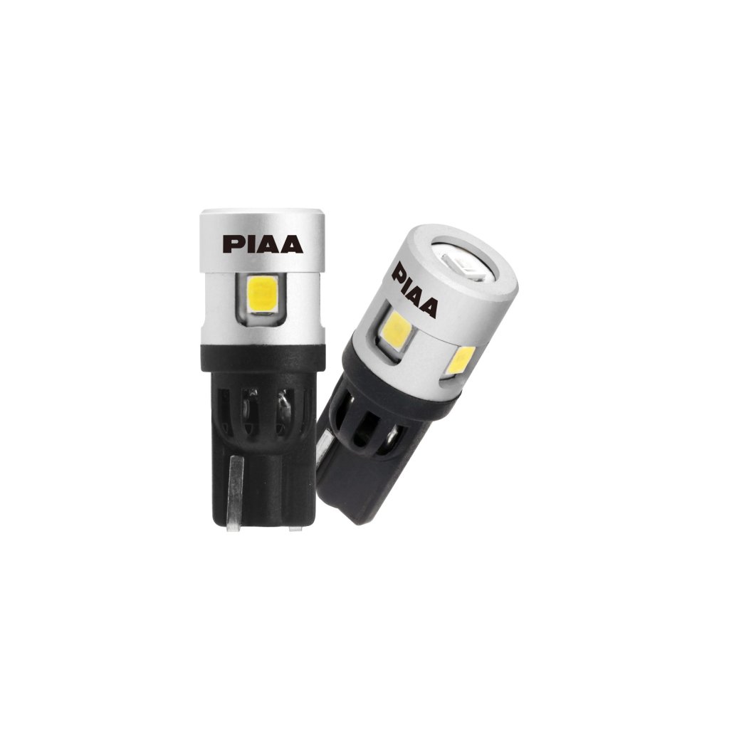 Exkluzivní LED žárovky PIAA "Welcome Blue" W5W s postupným přechodem z modré do bílé barvy 6600K, cena za pár (2 kusy)