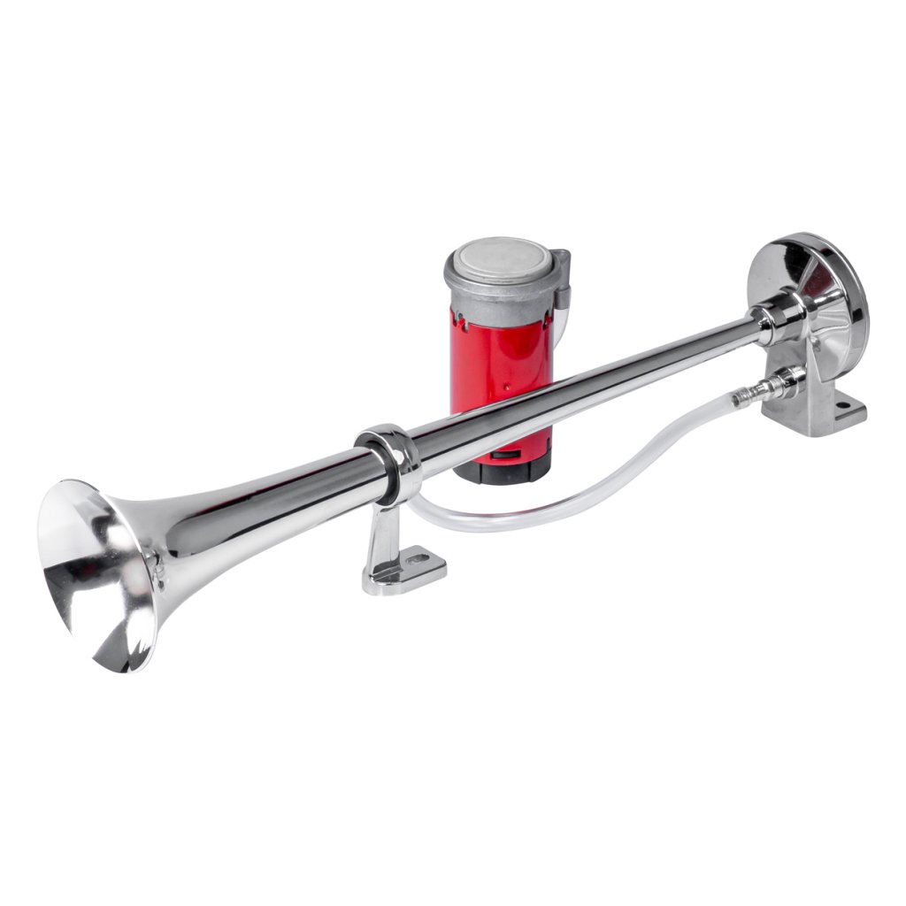 Fanfára kulatá 1 trubka s kompresorem 12V, 45cm, 03618