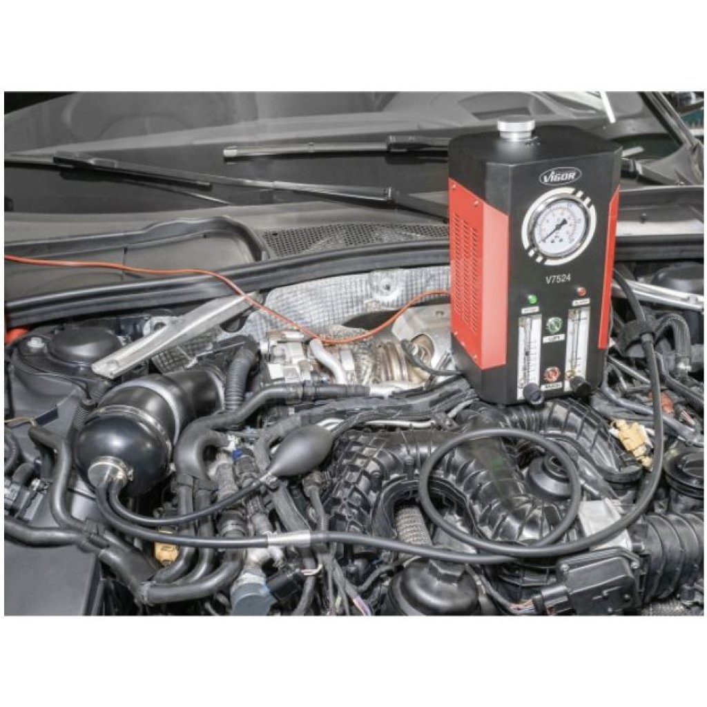 Generátor dýmu pro detekci úniků z motoru, 12V, Vigor - V7524