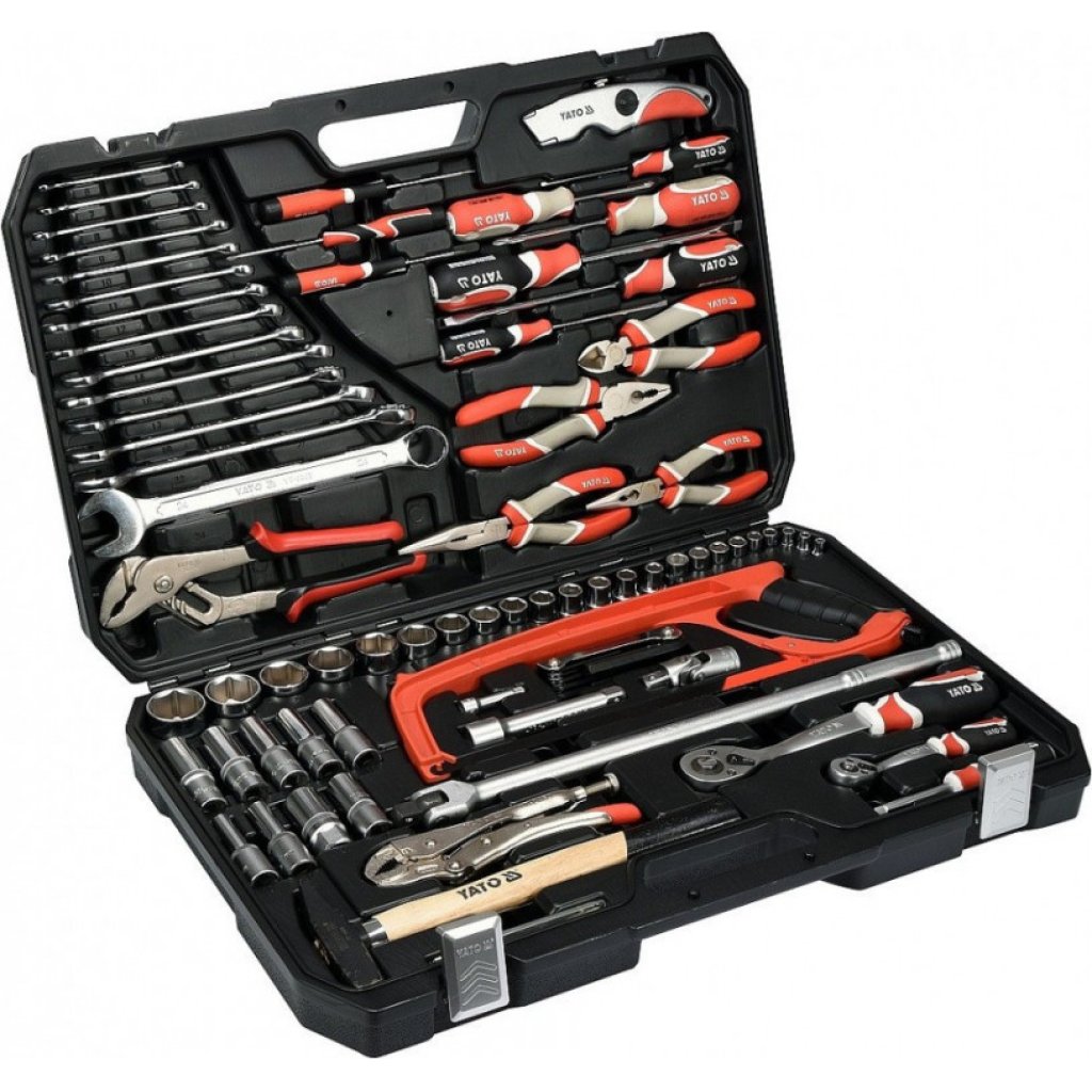 Gola sada 1/2", 1/4'' + příslušenství 79 ks - YT-38911
