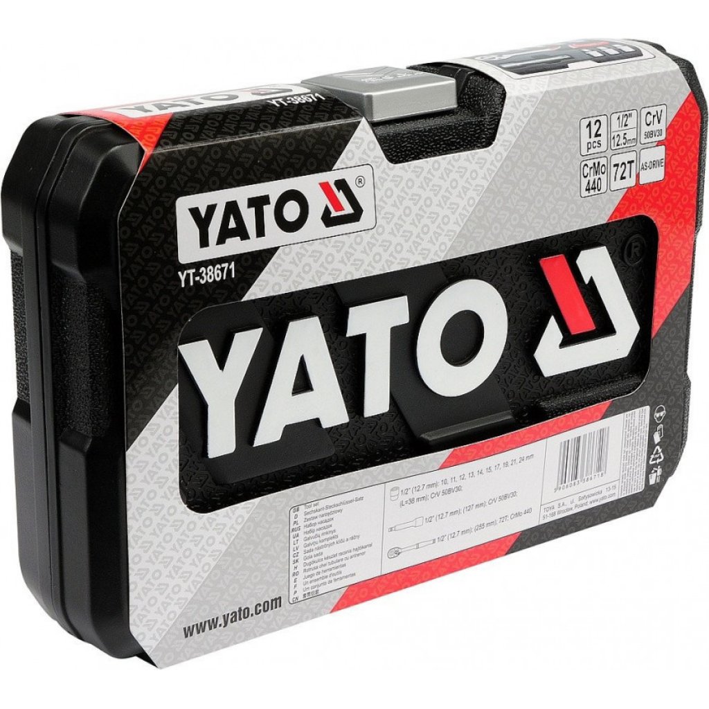 Gola sada 1/2", 12 ks - YT-38671