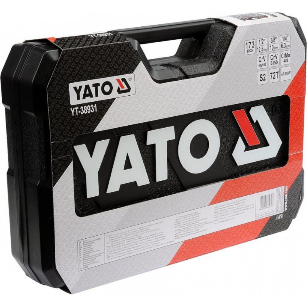 Gola sada 1/4", 3/8" a 1/2", 173 ks - YT-38931