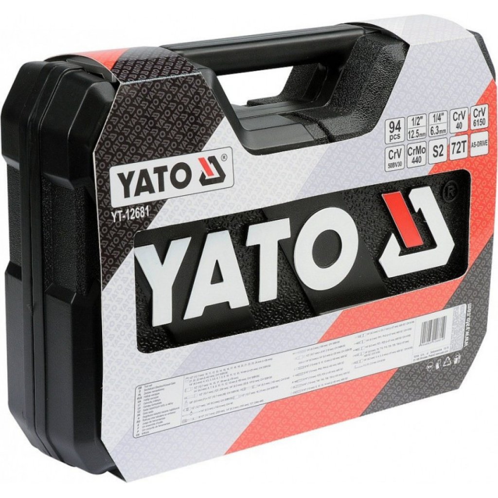 Gola sada 1/4" a 1/2", 94 ks - YT-12681