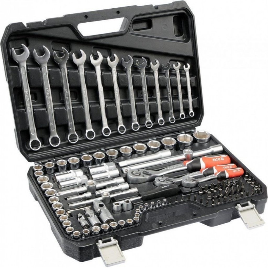 Gola sada s klíči 1/2", 3/8" a 1/4", 111 ks - YT-38831