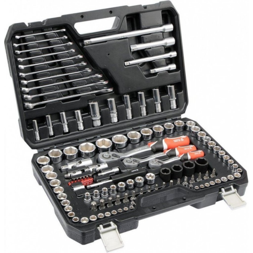Gola sada s klíči 1/2", 3/8" a 1/4", 120 ks - YT-38801