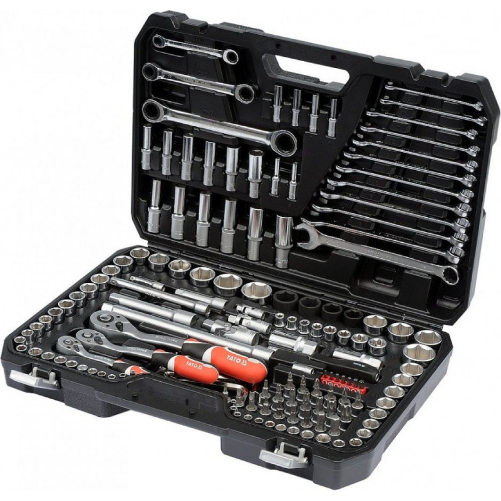Gola sada s klíči 1/4", 3/8" a 1/2", 150 ks - YT-38811