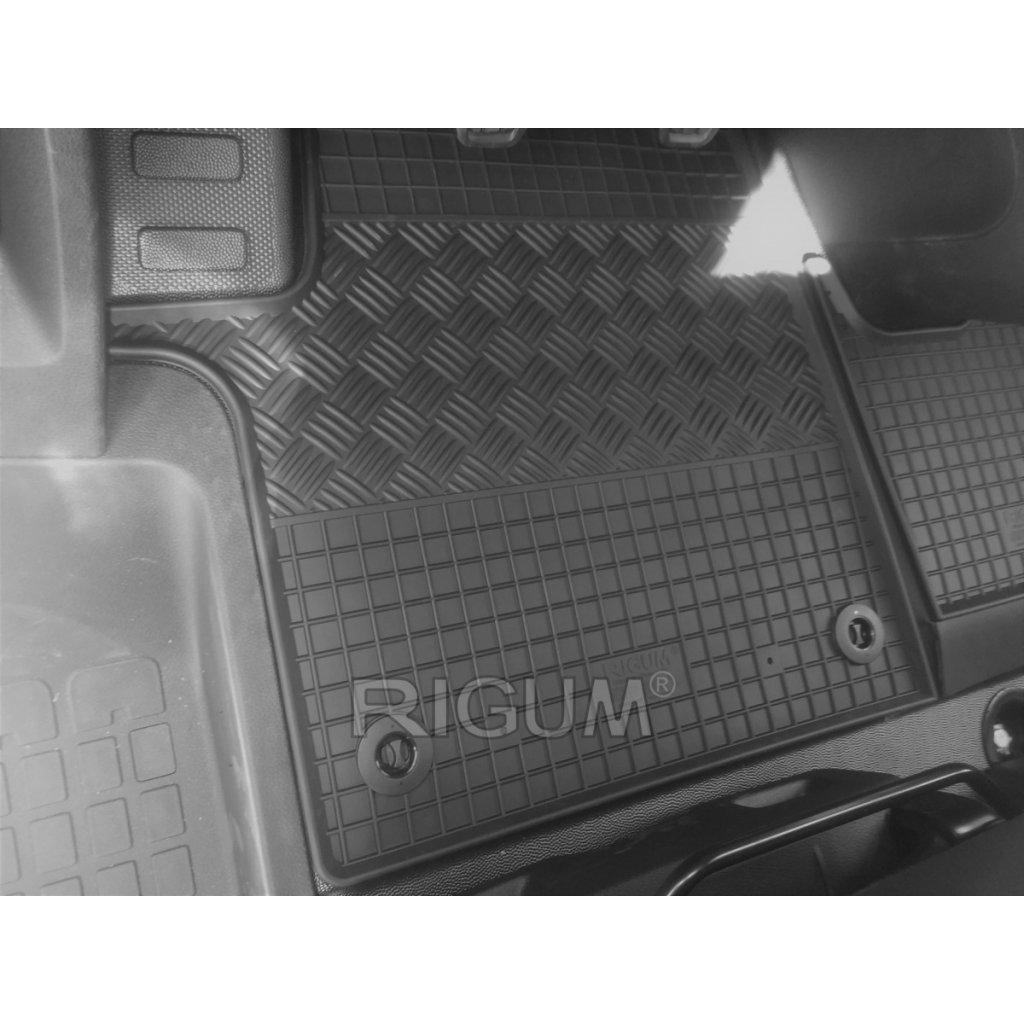 Gumové autokoberce Citroen Jumpy 2/3místný 2016- | RIGUM