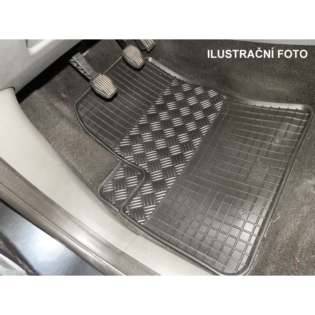 Gumové autokoberce Ford Tourneo Custom 2/3místný 2018- AUTOMAT | RIGUM