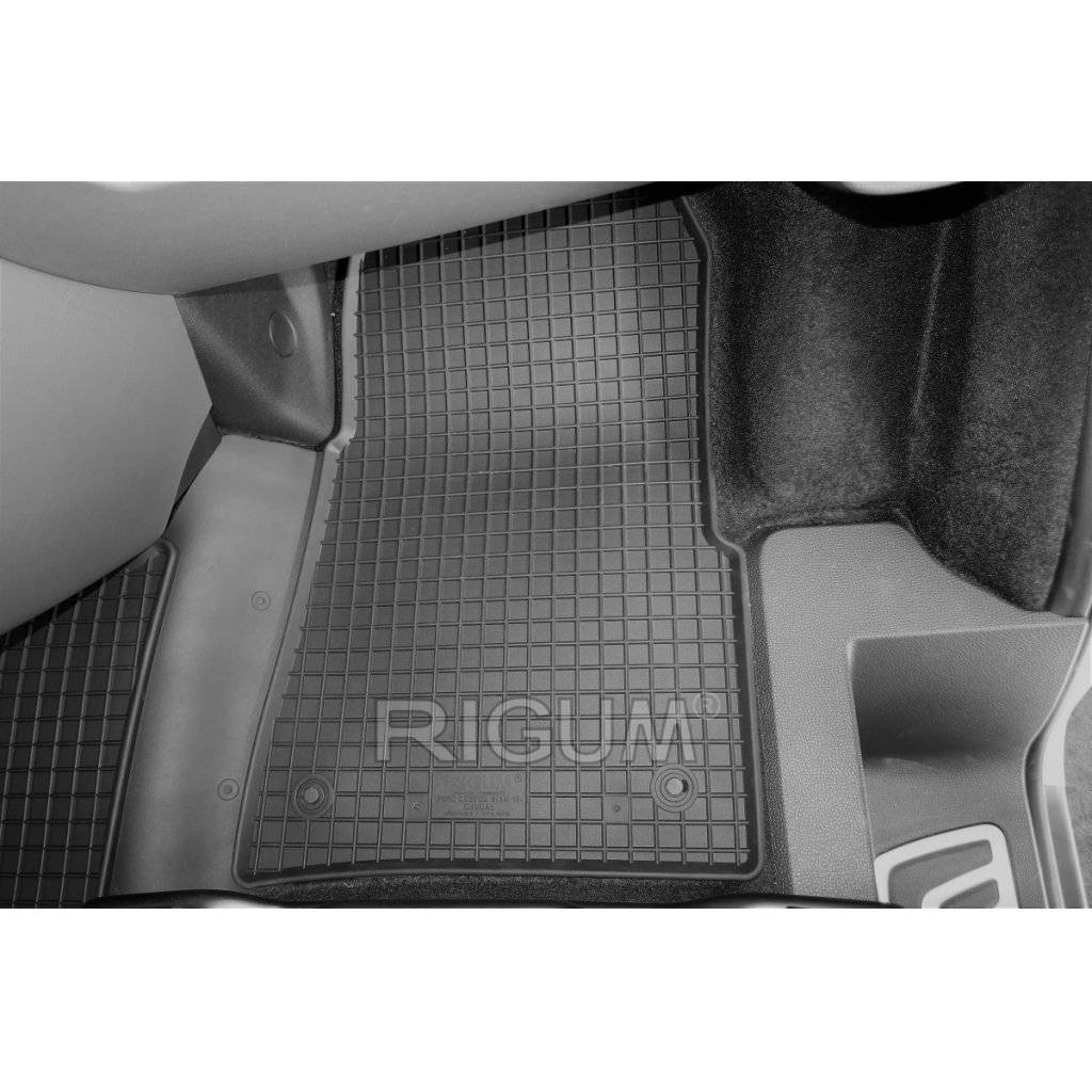 Gumové autokoberce Ford Tourneo Custom 2/3místný MANUAL 2018- | RIGUM