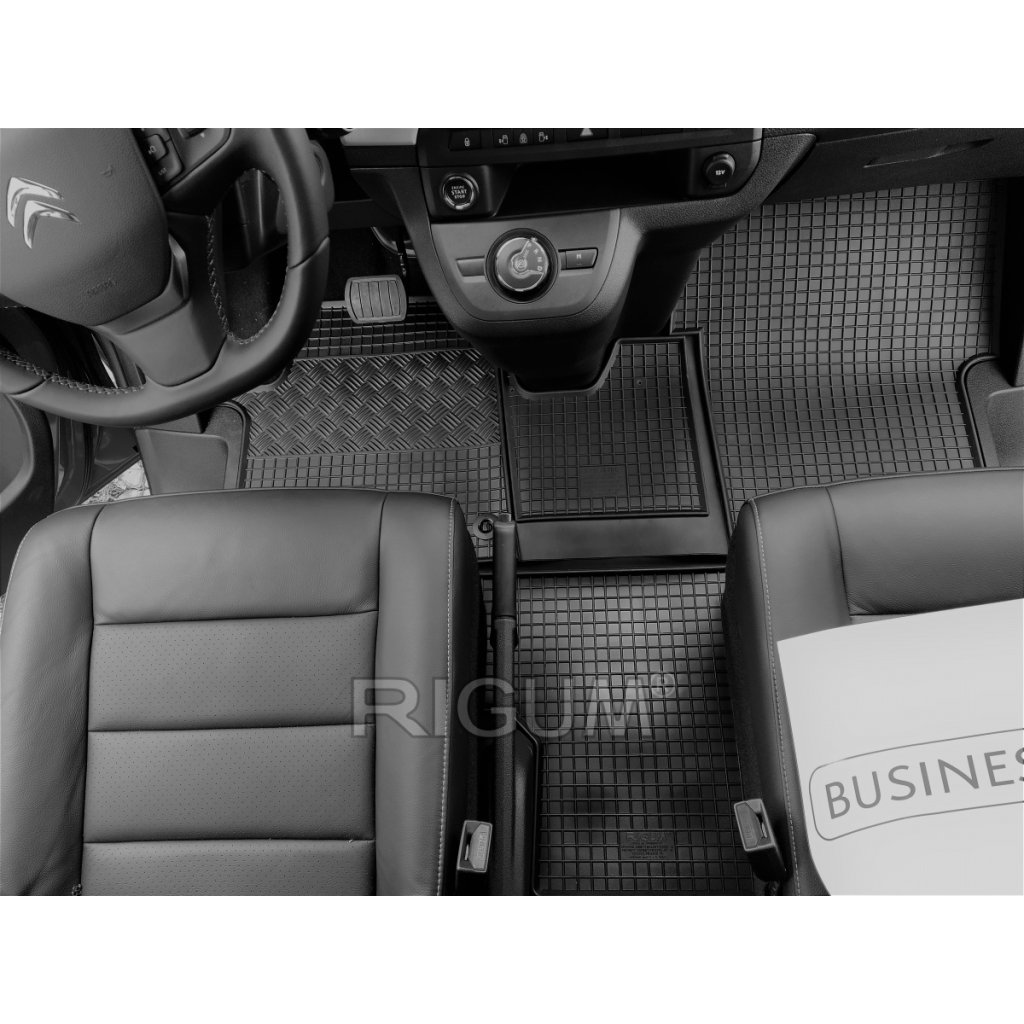 Gumové autokoberce Toyota Proace Verso 2místný + tunel 2016- | RIGUM