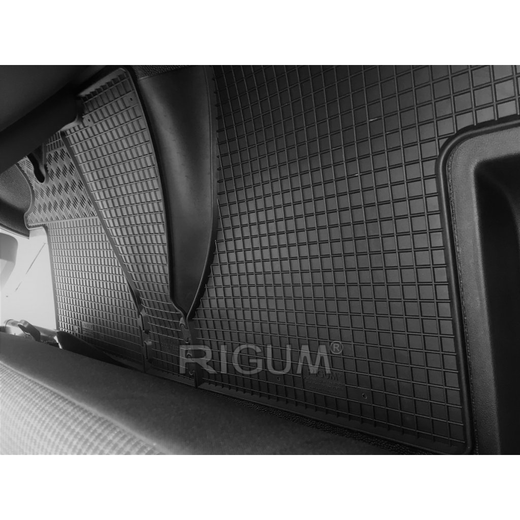 Gumové autokoberce Volkswagen T6.1 Multivan 2/3místný (3díl) 2019- | RIGUM