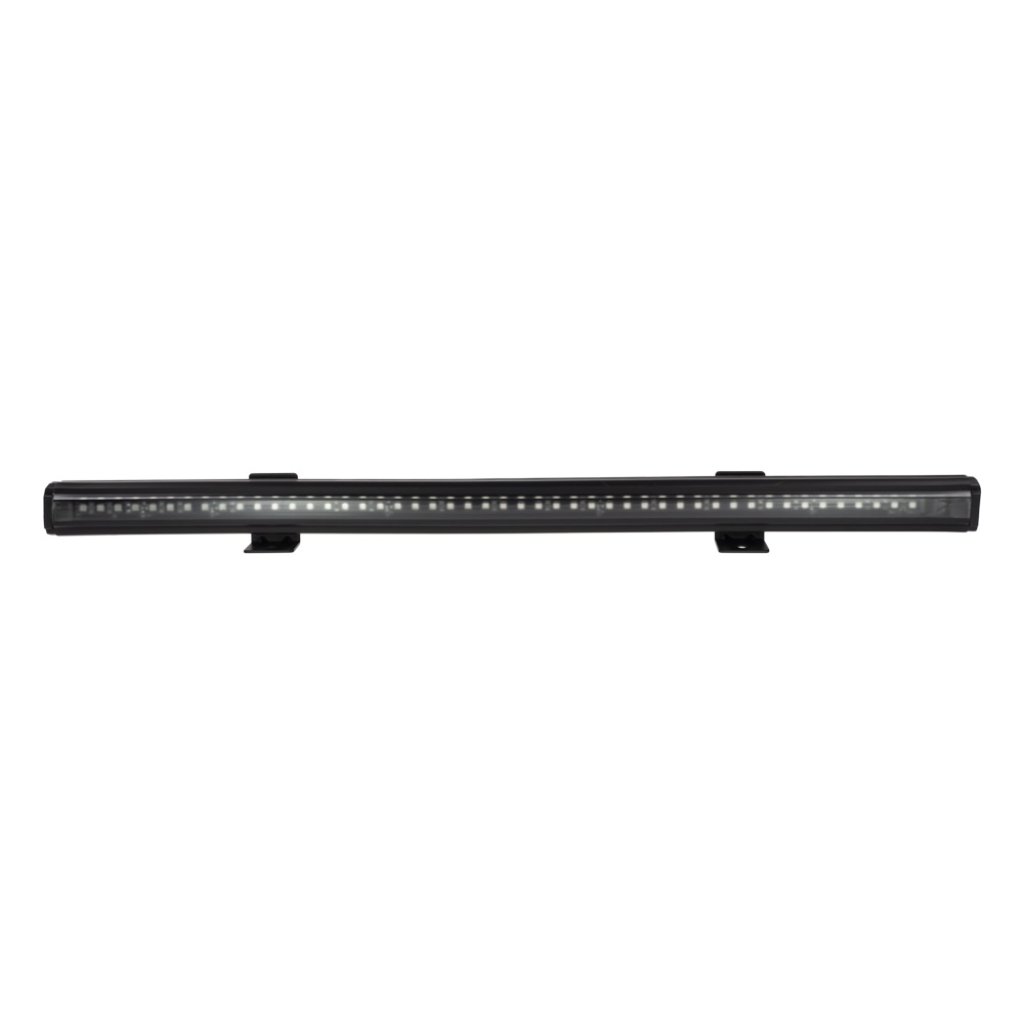 Gumové výstražné LED světlo vnější, modro-červené, 12/24V, 440mm
