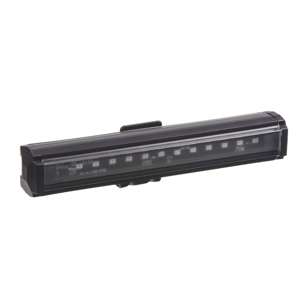 Gumové výstražné LED světlo vnější, modro-červené, 12V, 150mm