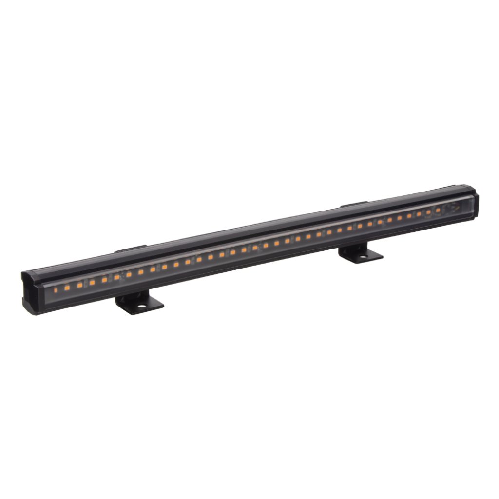 Gumové výstražné LED světlo vnější, oranžové, 12/24V, 340mm